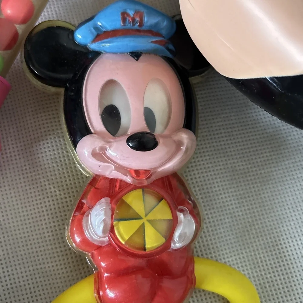 Vintage‎ Junk Drawer Lot 18 Unused Postcards, Toys, Mickey Mouse, Watches, More